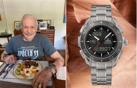 buzz aldrin watch|omega watch used by astronauts.